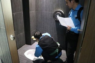 凯卫仕2019年第一季度厕所消毒服务流程技能比武大赛